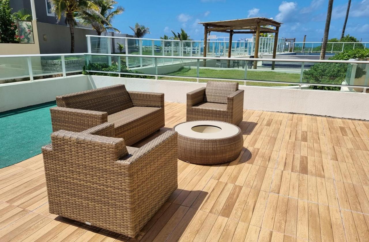 Apartamento Família com Terraço Privativo Barra de São Miguel Exterior foto