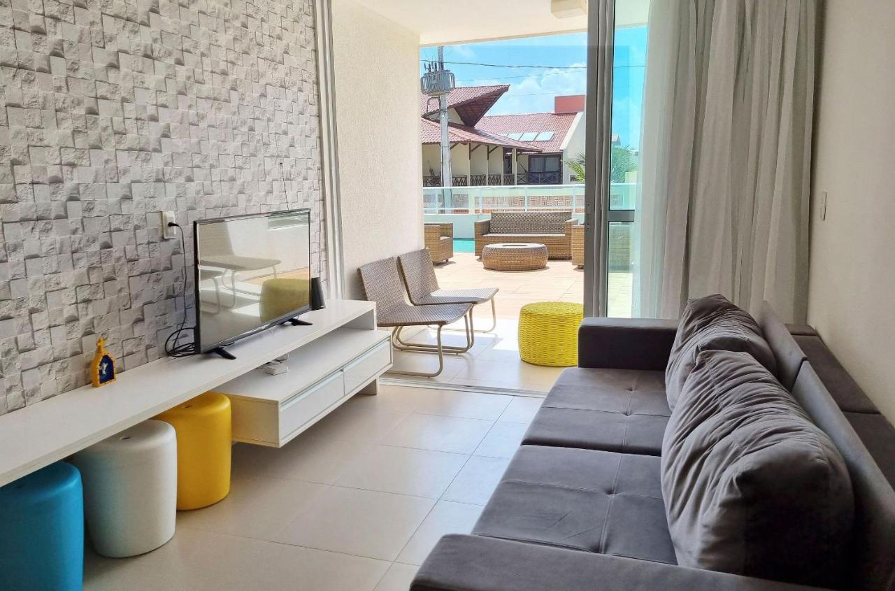 Apartamento Família com Terraço Privativo Barra de São Miguel Exterior foto